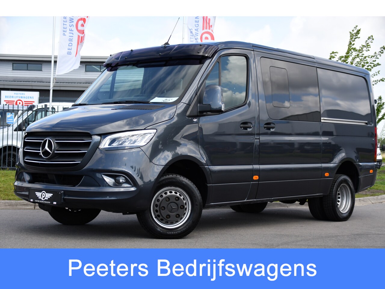 Mercedes-Benz Sprinter - 519 V6 3.0 CDI L2H1 DC PB Edition N1, Cruise, Camera, Carplay, LED, 2 x Schuifdeur, 3500kg - AutoWereld.nl