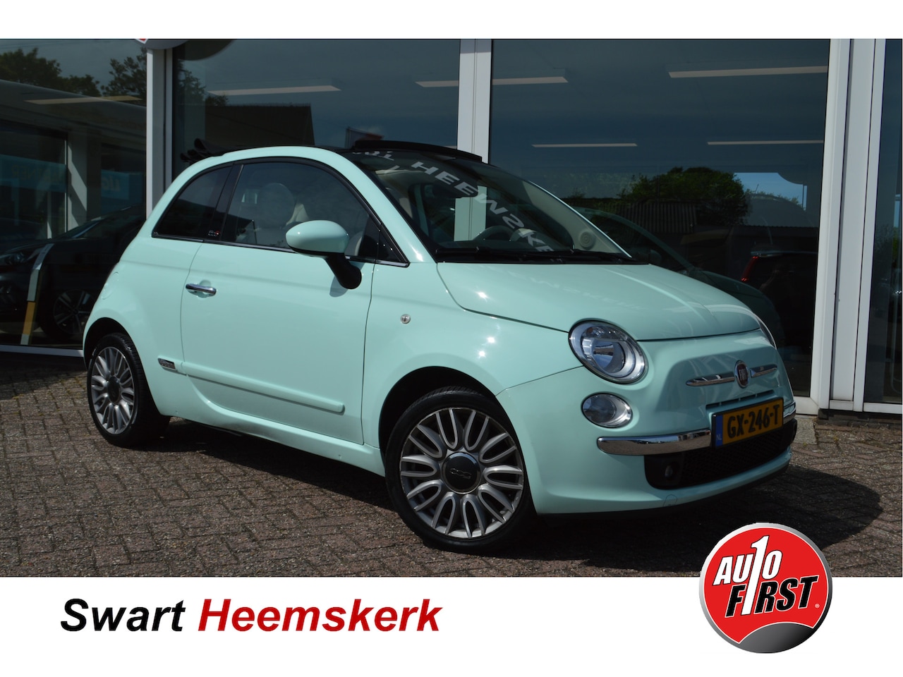 Fiat 500 C - 0.9 TwinAir Turbo Lounge Cabrio | Parkeers. | Orig NL auto | - AutoWereld.nl
