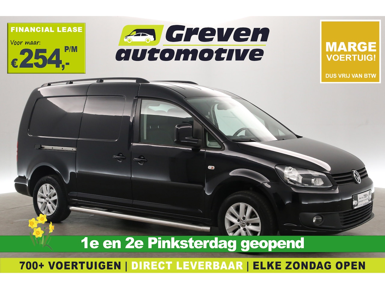 Volkswagen Caddy Maxi - 1.6 TDI 102PK L2 | Marge | Aut. | Airco | Cruise | Carplay | Trekhaak | Parkeersens. - AutoWereld.nl