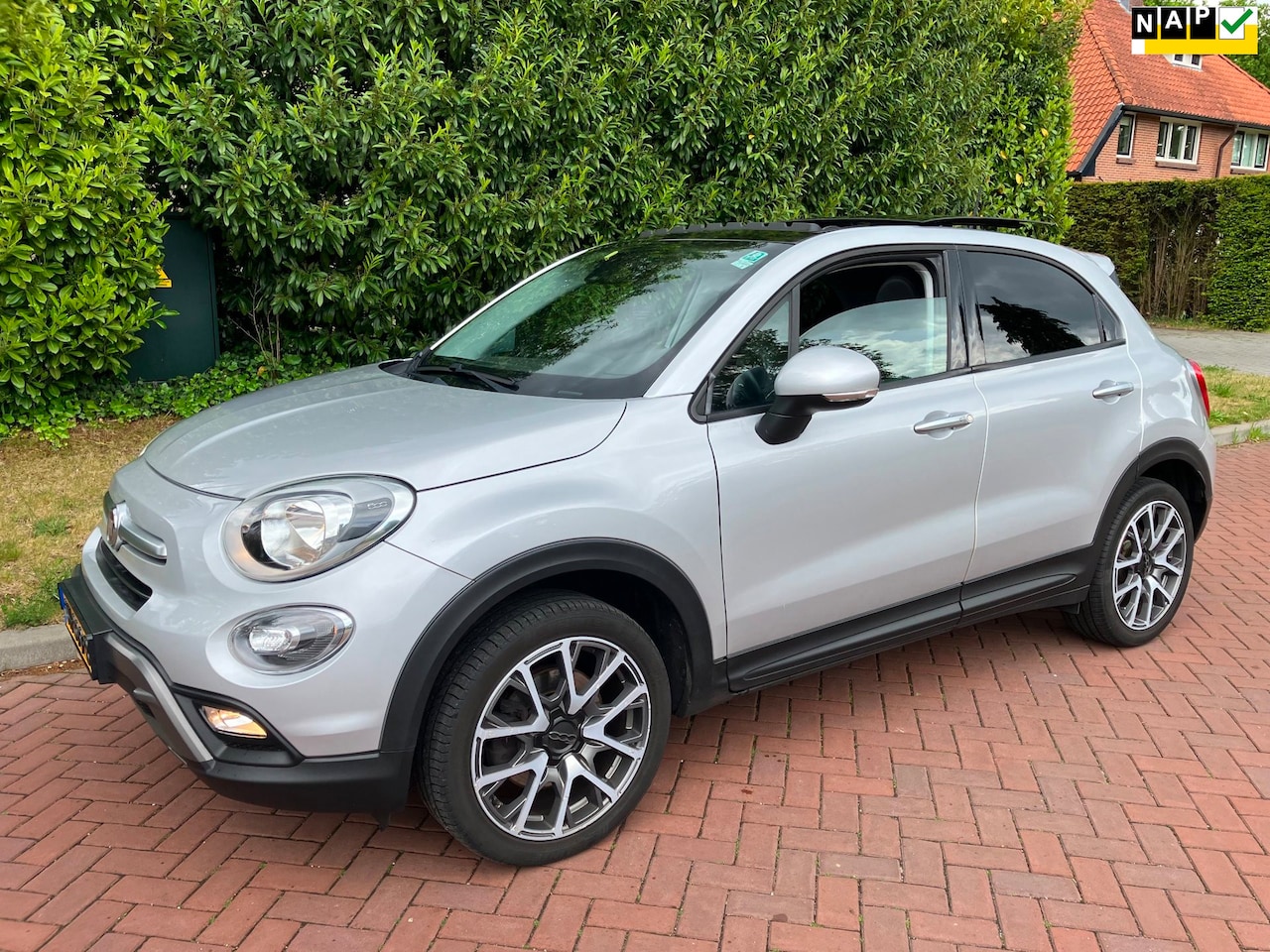 Fiat 500 X Cross - 1.4 Turbo MultiAir Cross automaat alle opties nette auto rijd goed - AutoWereld.nl