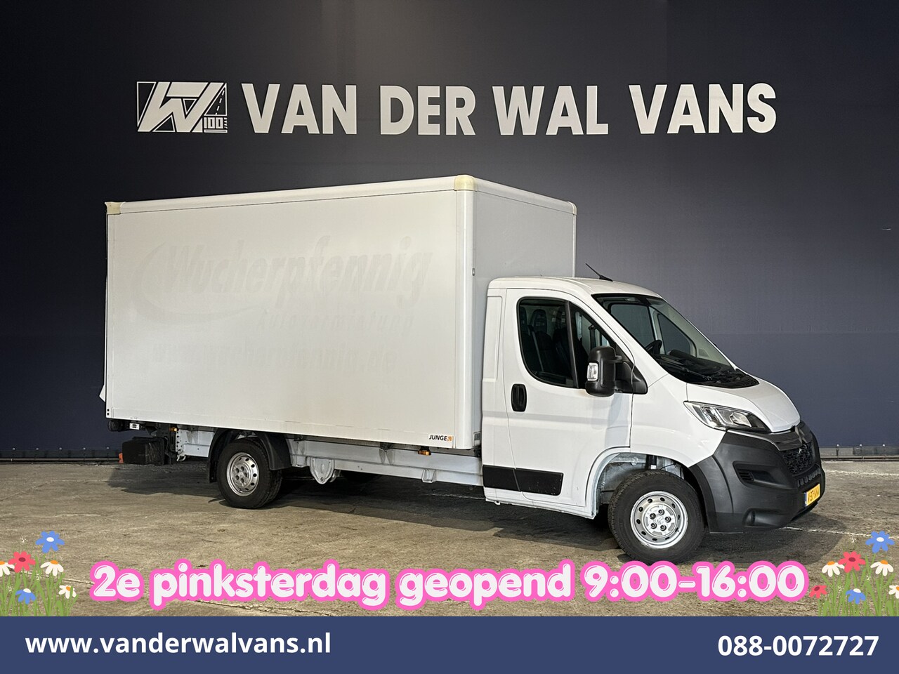 Citroën Jumper - 2.2 BlueHDi 141pk Bakwagen 436cm lang Laadklep 1115kg laadvermogen Euro6 Airco | Cruisecon - AutoWereld.nl