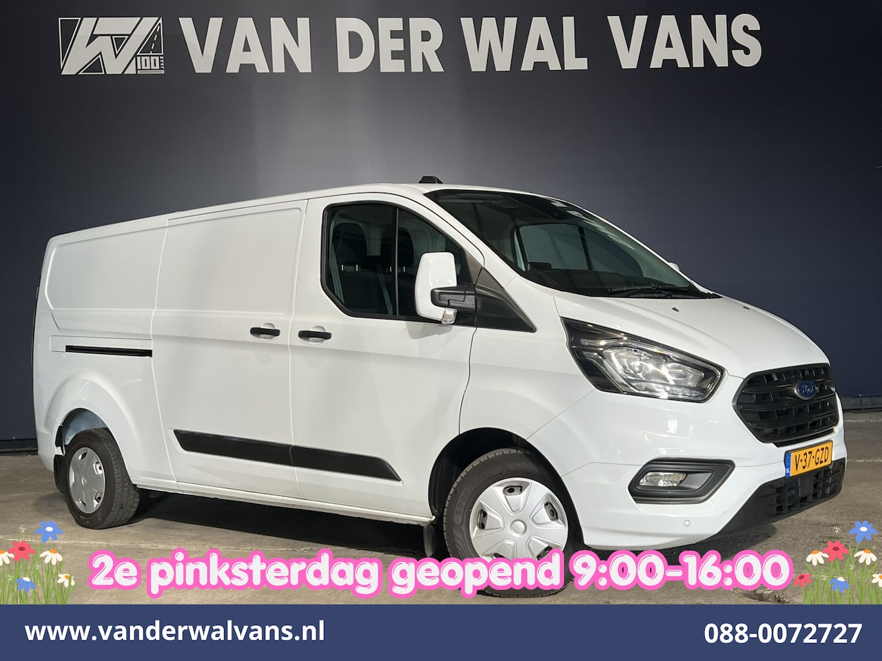 Ford Transit Custom - 2.0 TDCI L2H1 Euro6 Airco | Camera | LED | Cruisecontrol | Parkeersensoren Verwarmde voorr - AutoWereld.nl