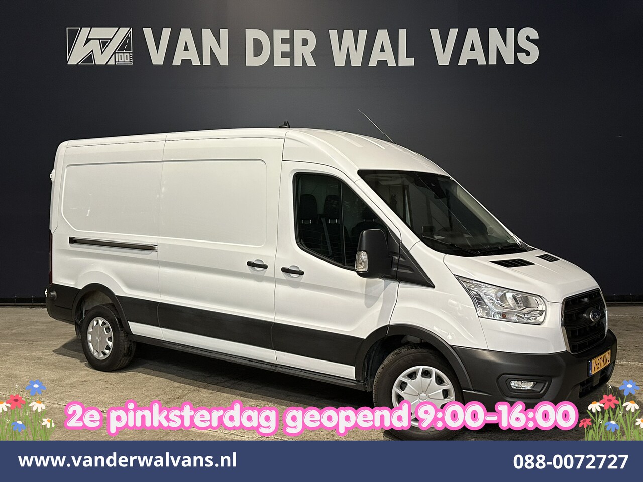 Ford Transit - 2.0 TDCI 130pk L3H2 Euro6 Airco | Camera | Navigatie | Apple Carplay | Cruisecontrol | Sto - AutoWereld.nl