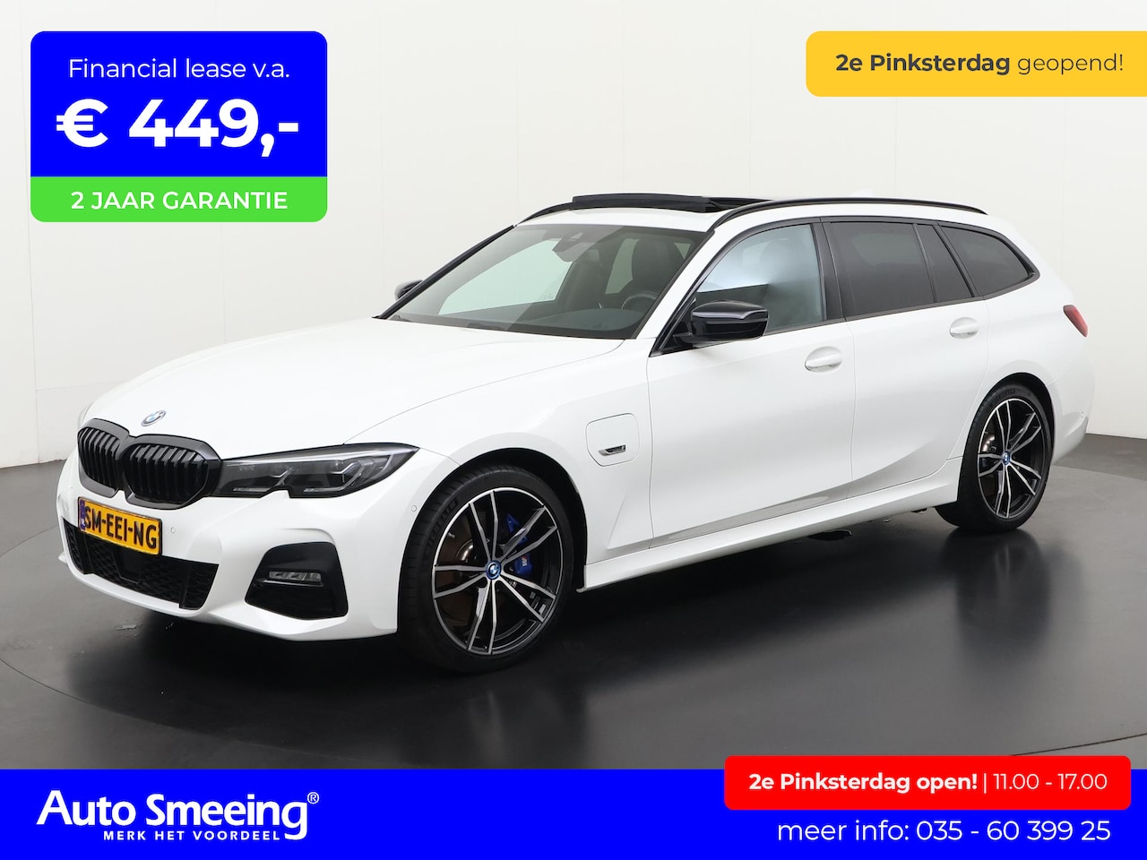 BMW 3-serie Touring - 330e M Sport Shadow | Panoramadak | Head-up | Trekhaak | Zondag open! - AutoWereld.nl