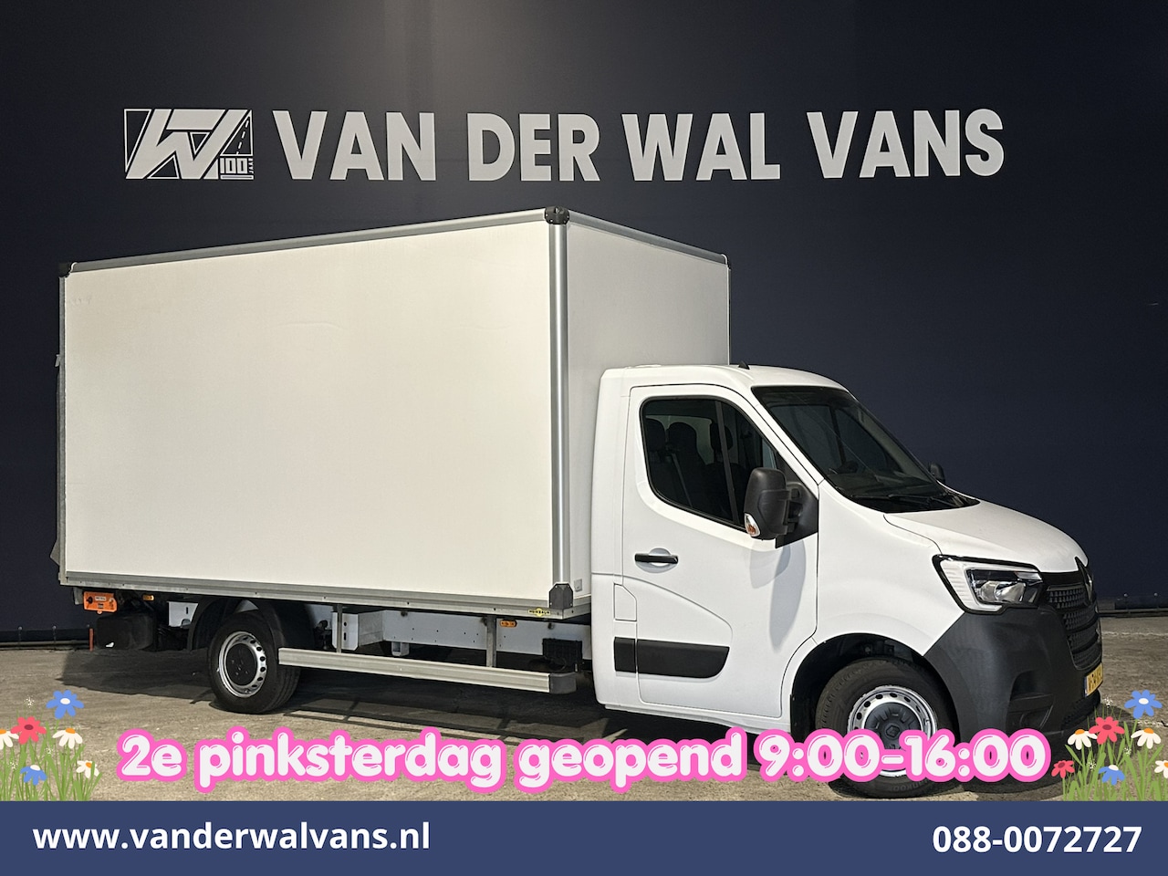 Renault Master - 2.3 dCi 145pk Bakwagen Laadklep Euro6 Airco | LED | 990kg laadvermogen Bijrijdersbank - AutoWereld.nl