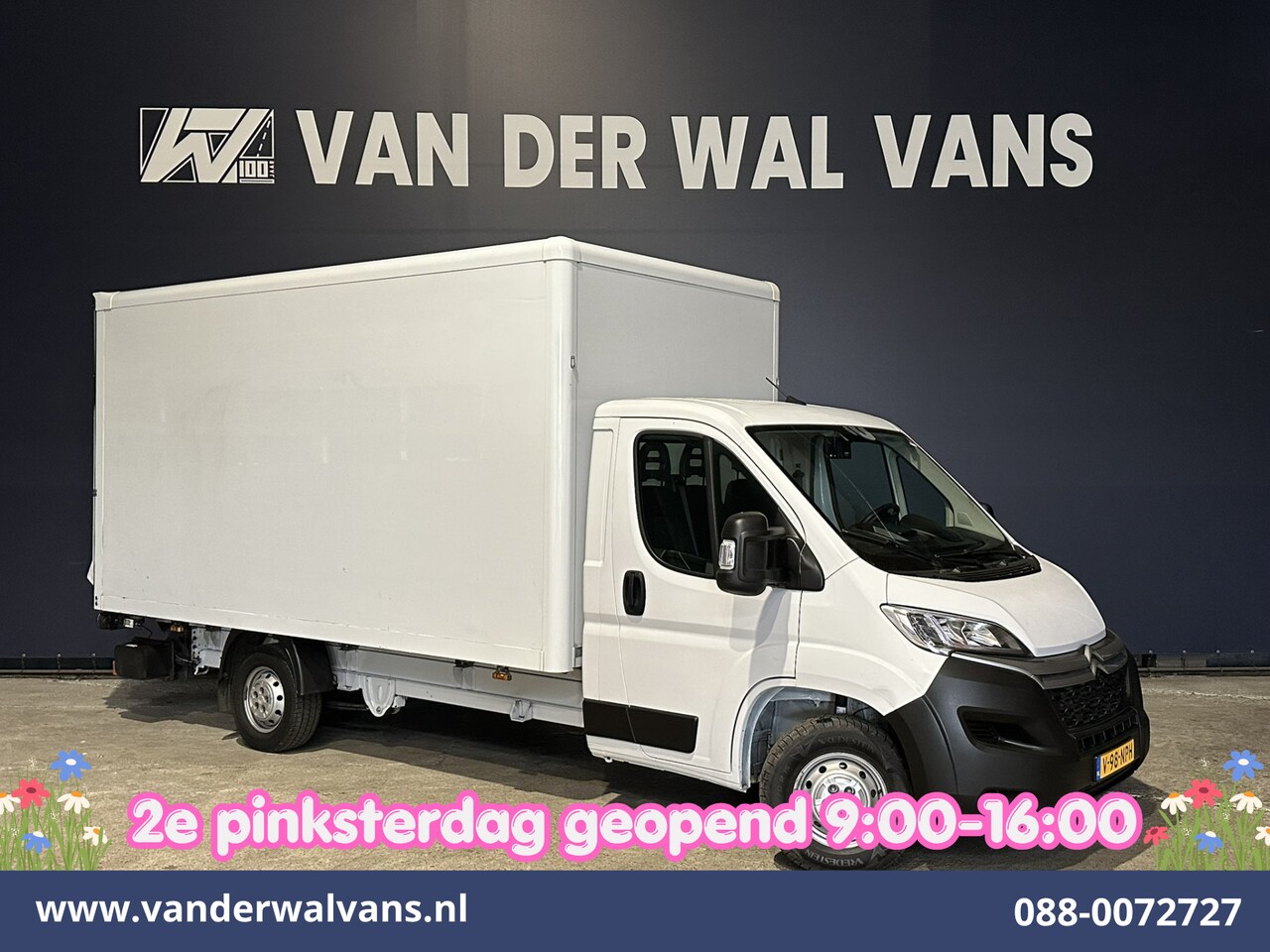 Citroën Jumper - 2.2 BlueHDi 141pk Bakwagen 436cm Lang Laadklep Euro6 Airco | 1015kg laadvermogen | Cruisec - AutoWereld.nl