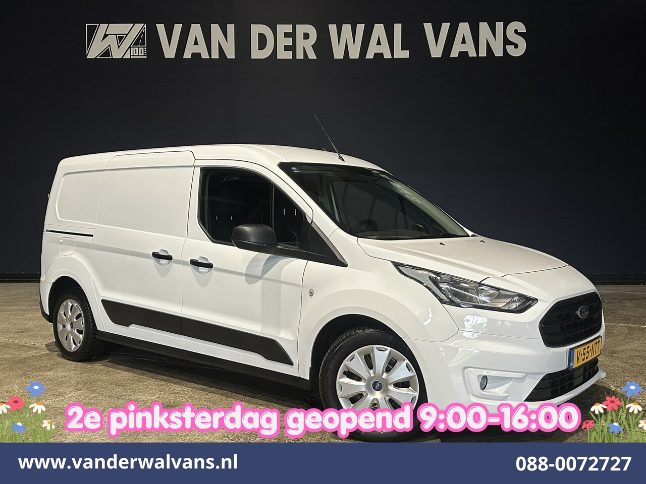 Ford Transit Connect - 1.5 EcoBlue 100pk L2H1 Euro6 Airco | Navigatie | Camera | Verwarmde Voorruit Stoelverwarmi - AutoWereld.nl