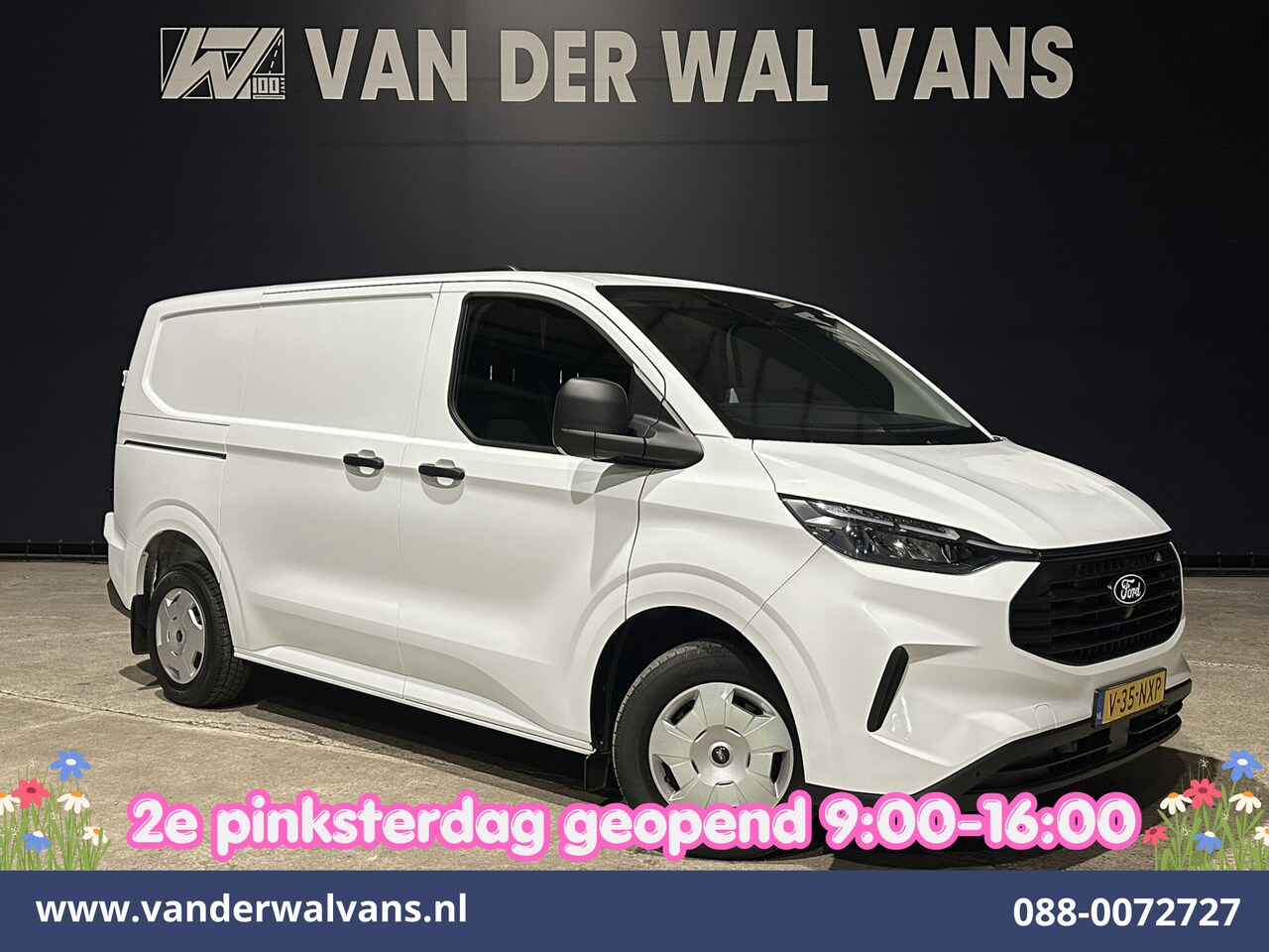 Ford Transit Custom - 2.0 TDCI 111pk L1H1 Fabrieksgarantie Euro6 Airco | Camera | Apple Carplay | LED | Cruiseco - AutoWereld.nl