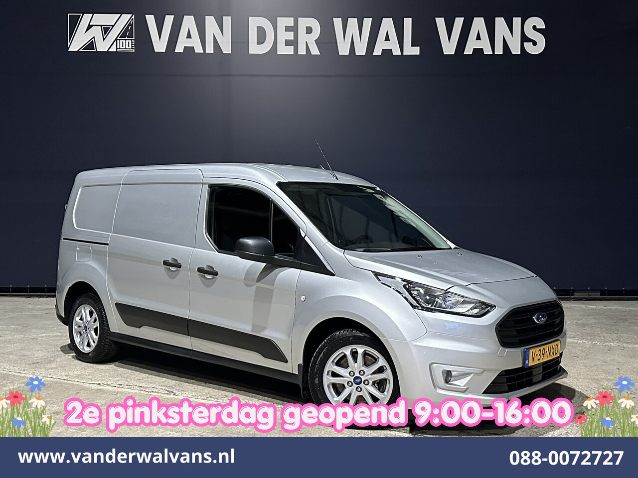 Ford Transit Connect - 1.5 EcoBlue 100pk L2H1 Euro6 Airco | Camera | Navigatie | Trekhaak | LM velgen Parkeersens - AutoWereld.nl