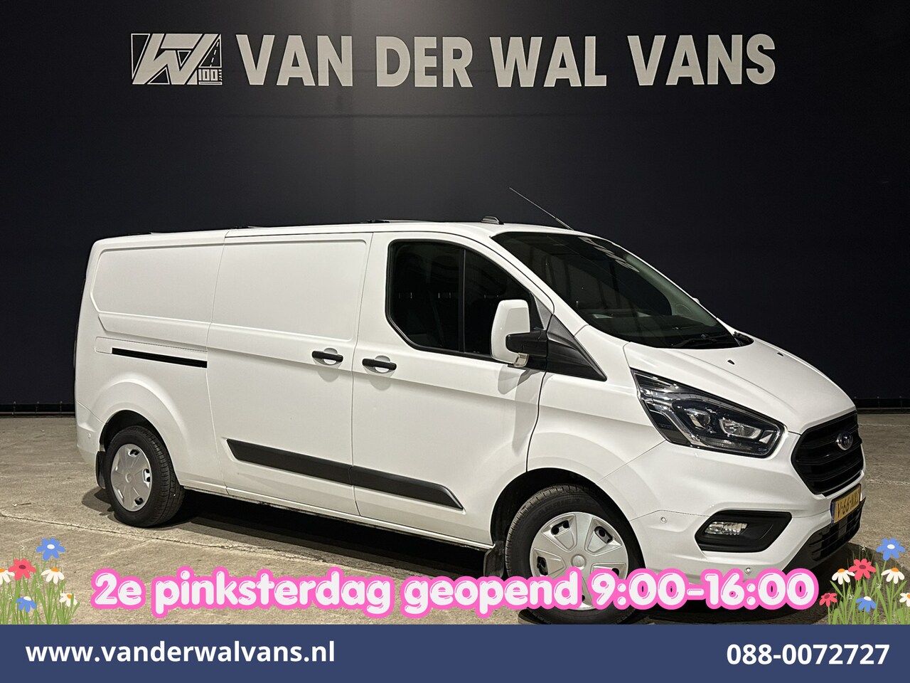 Ford Transit Custom - 2.0 TDCI 131pk Automaat L2H1 Euro6 Airco | Xenon | Camera | Apple Carplay | LED | Adaptive - AutoWereld.nl