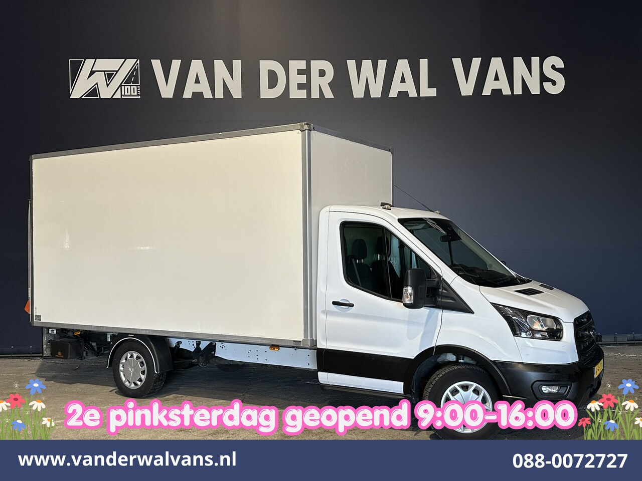 Ford Transit - 2.0 TDCI 131pk Bakwagen Laadklep Euro6 Airco | 1040kg laadvermogen | Cruisecontrol | Verwa - AutoWereld.nl