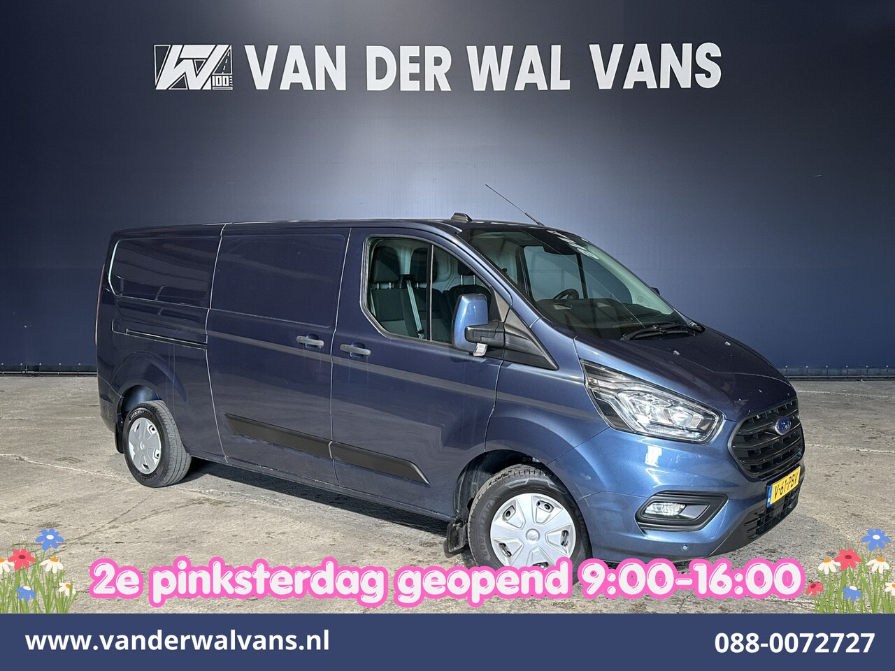 Ford Transit Custom - 2.0 TDCI 131pk L2H1 Euro6 Airco | Camera | LED | Cruisecontrol | Verwarmde voorruit Parkee - AutoWereld.nl