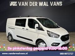 Ford Transit Custom - 2.0 TDCI 131pk L2H1 Dubbele Cabine Inrichting Euro6 Airco | 5-Zits | Camera | Cruisecontro