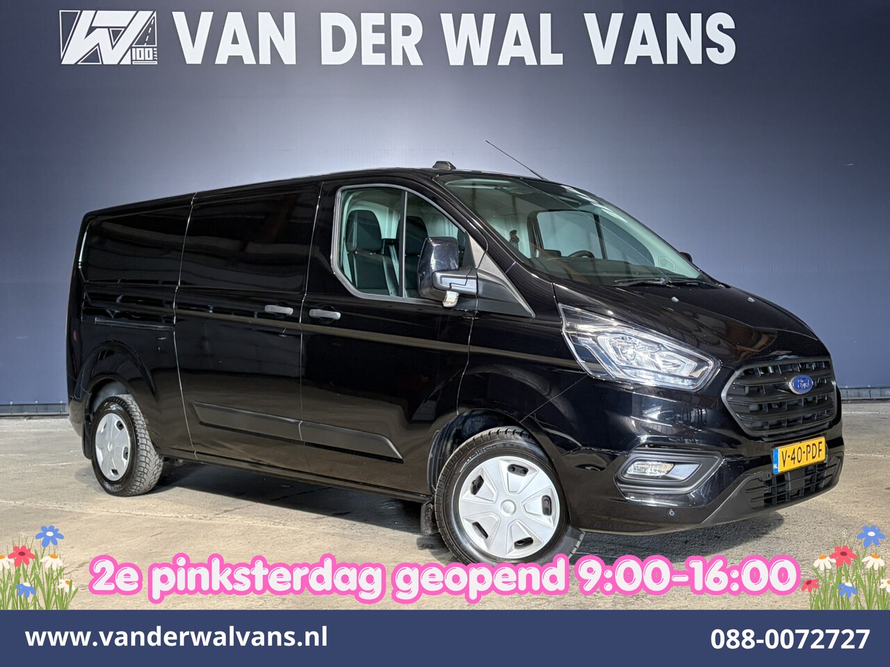 Ford Transit Custom - 2.0 TDCI 131pk L2H1 Euro6 Airco | Camera | Leder | Navigatie | LED | Cruisecontrol Verwarm - AutoWereld.nl