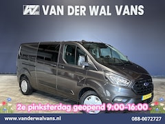 Ford Transit Custom - 2.0 TDCI 170pk L2H1 Dubbele Cabine Euro6 Airco | 5-Zits | 2x Zijdeur | Camera | LED Apple