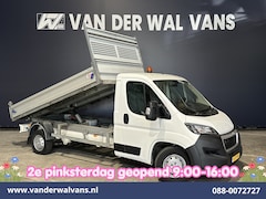 Peugeot Boxer - 2.2 BlueHDi 140pk Kipper Open Laadbak Euro6 Bijrijdersbank Bluetooth telefoonvoorbereiding