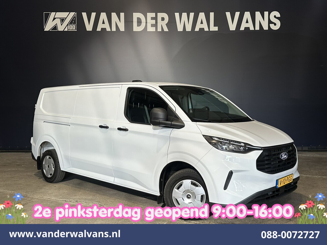 Ford Transit Custom - 2.0 TDCI 136pk L2H1 Fabrieksgarantie Euro6 Airco | Camera | LED | Apple Carplay | Cruiseco - AutoWereld.nl