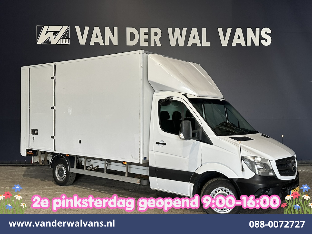 Mercedes-Benz Sprinter - 314 CDI 143pk Bakwagen 1100kg laadvermogen Laadklep Zijdeur Euro6 *Rijklaar Direct rijden* - AutoWereld.nl