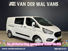 Ford Transit Custom - 2.0 TDCI 130pk L2H1 Dubbele Cabine Euro6 Airco | 5-Zits | Navigatie | Apple Carplay | LED
