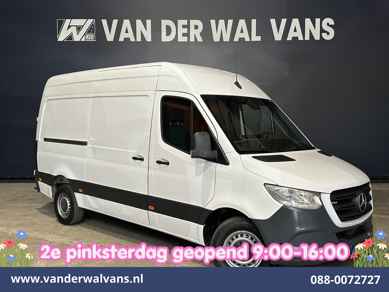 Mercedes-Benz Sprinter - 316 CDI 164pk 3500kg Trekhaak L2H2 Euro6 Airco | Camera | Omvormer | Apple Carplay Cruisec - AutoWereld.nl