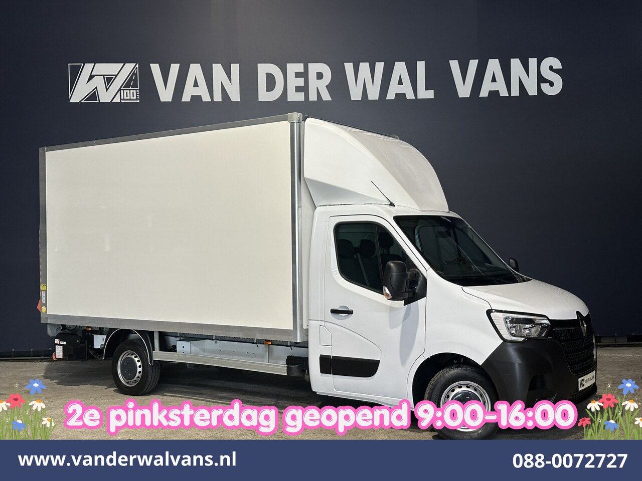 Renault Master - 2.3 dCi 146pk Bakwagen 222cm Hoog Laadklep Euro6 Airco | Camera | Navigatie | LED Cruiseco - AutoWereld.nl
