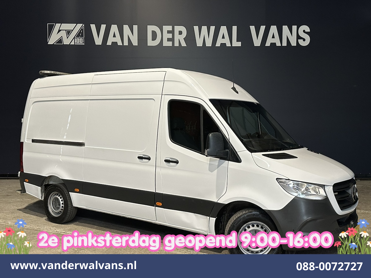 Mercedes-Benz Sprinter - 316 CDI 164pk 3500kg Trekhaak L2H2 Euro6 Airco | Camera | Apple Carplay Cruisecontrol, And - AutoWereld.nl