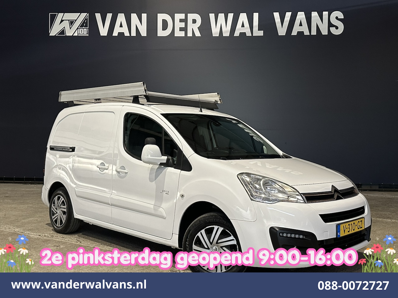 Citroën Berlingo - 1.6 BlueHDI L1H1 Euro6 Airco | 3-Zits | Apple Carplay | Cruisecontrol | Imperiaal Trekhaak - AutoWereld.nl