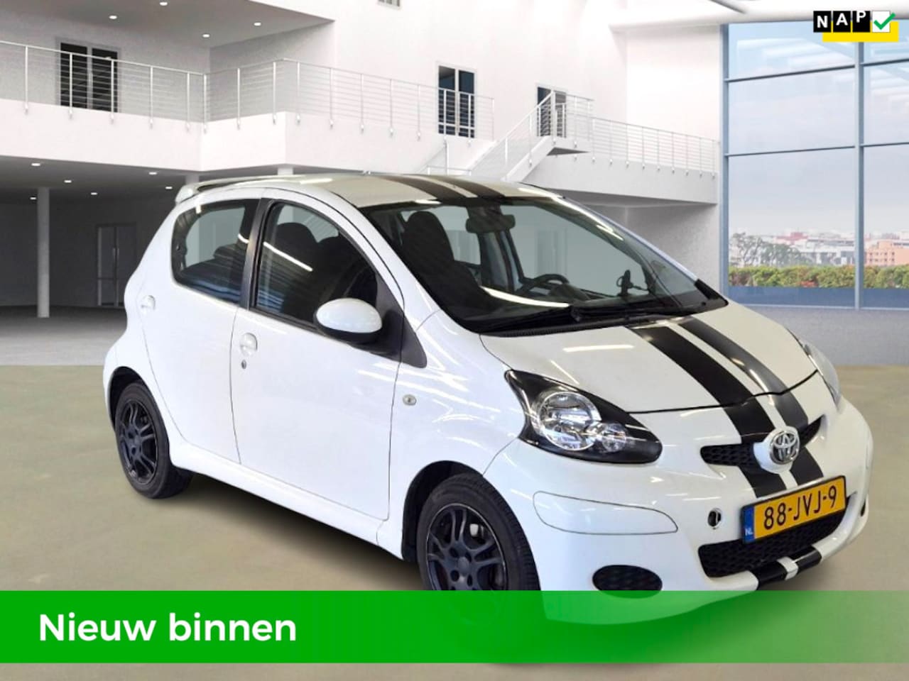 Toyota Aygo - 1.0-12V ACTIE: NU TOT €500 KORTING! NAP| 5DRS| AIRCO| NIEUWE APK| 1E EIGENAAR| VELGEN| ELE - AutoWereld.nl
