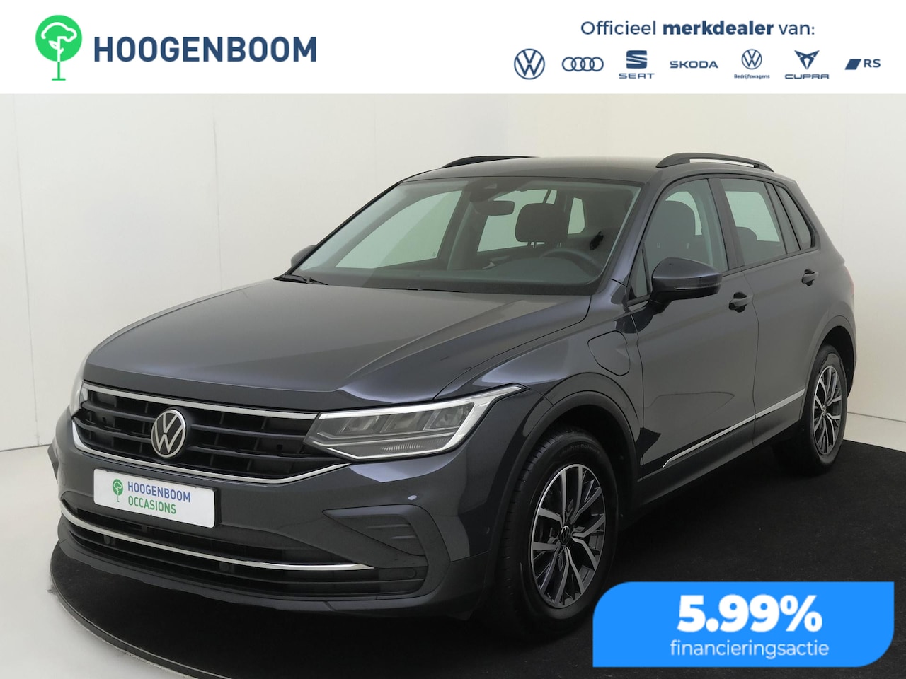 Volkswagen Tiguan - 1.4 TSI eHybrid Life | SoH 94% | Trekhaak | Stoel- en stuurwielverwarming | Parkeerassiste - AutoWereld.nl