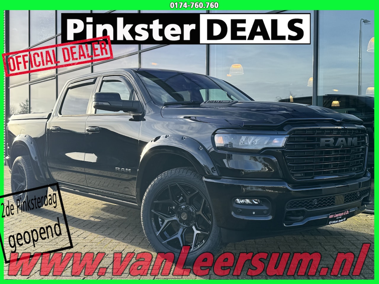 Dodge Ram 1500 - Laramie Night XXL Hurricane | Pano | H&K | Passenger Screen | - AutoWereld.nl
