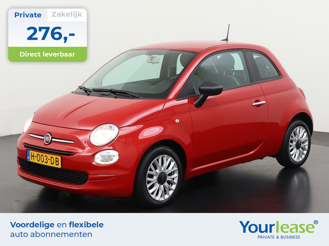 Fiat 500 - 0.9 TwinAir Turbo Young | All-in 276,- Private Lease | Direct uit voorraad - AutoWereld.nl