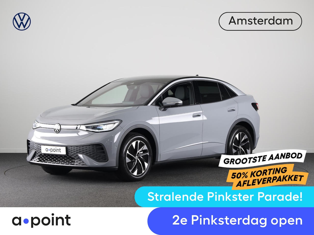 Volkswagen ID.5 - Pro Business 77 kWh accu, 210 kW / 286 pk SUV Elek SOH 100% | 360 Camera | Led matrix | Na - AutoWereld.nl