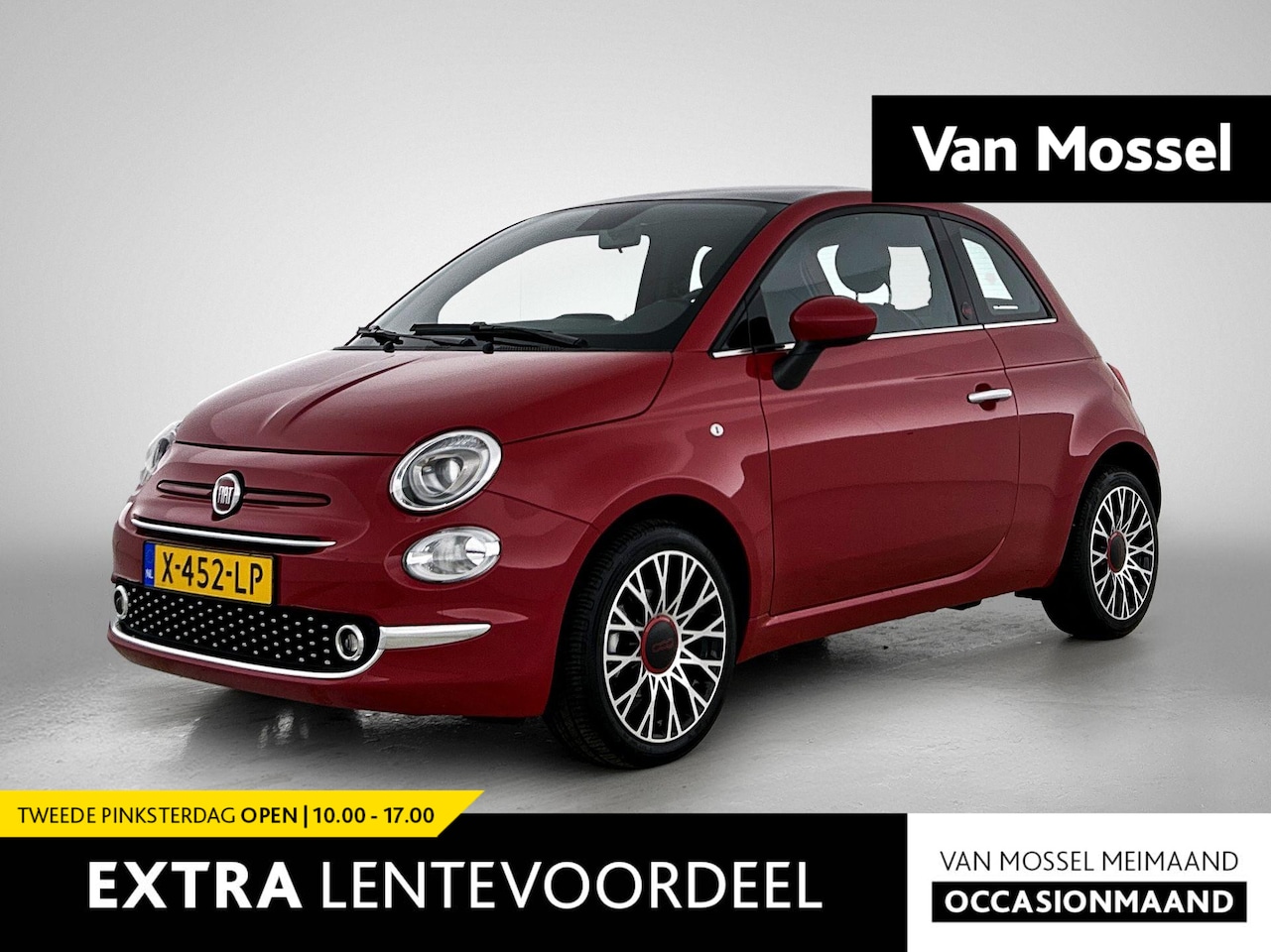Fiat 500 - 1.0 Hybrid RED | Cruise Control | Parkeersensoren Achter | Airco - AutoWereld.nl
