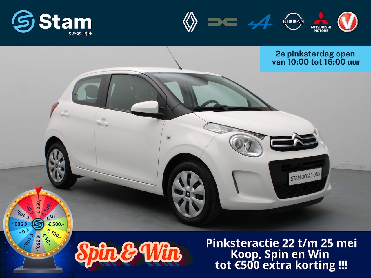 Citroën C1 - 1.0 VTi Feel Airco | Begrenzer - AutoWereld.nl