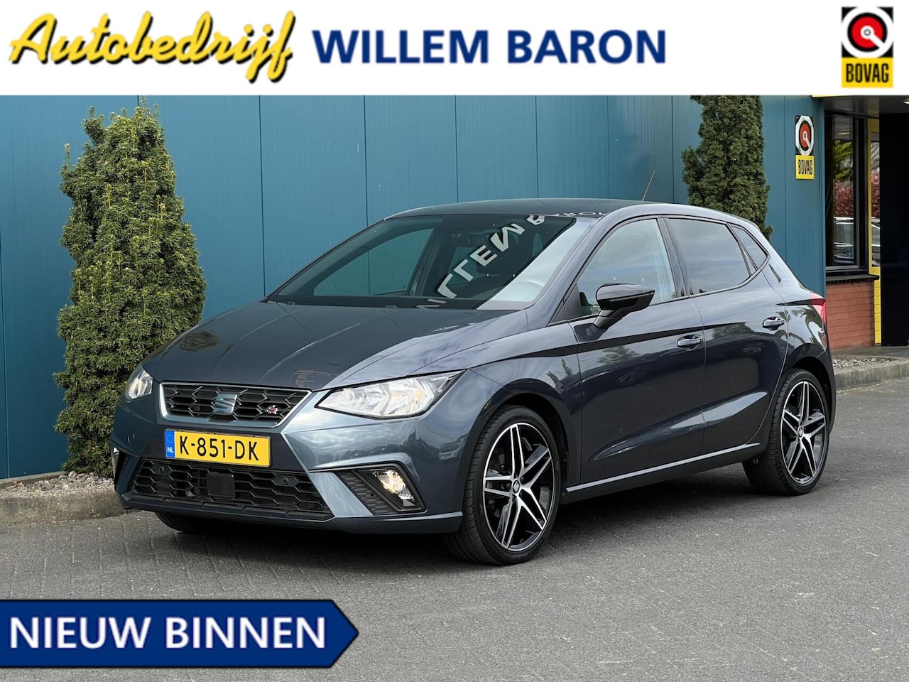 SEAT Ibiza - 1.0 TSI FR Business Intense CARPLAY/ANDROID | CRUISE | NAV | CAM | PDC | 18'LMV - AutoWereld.nl