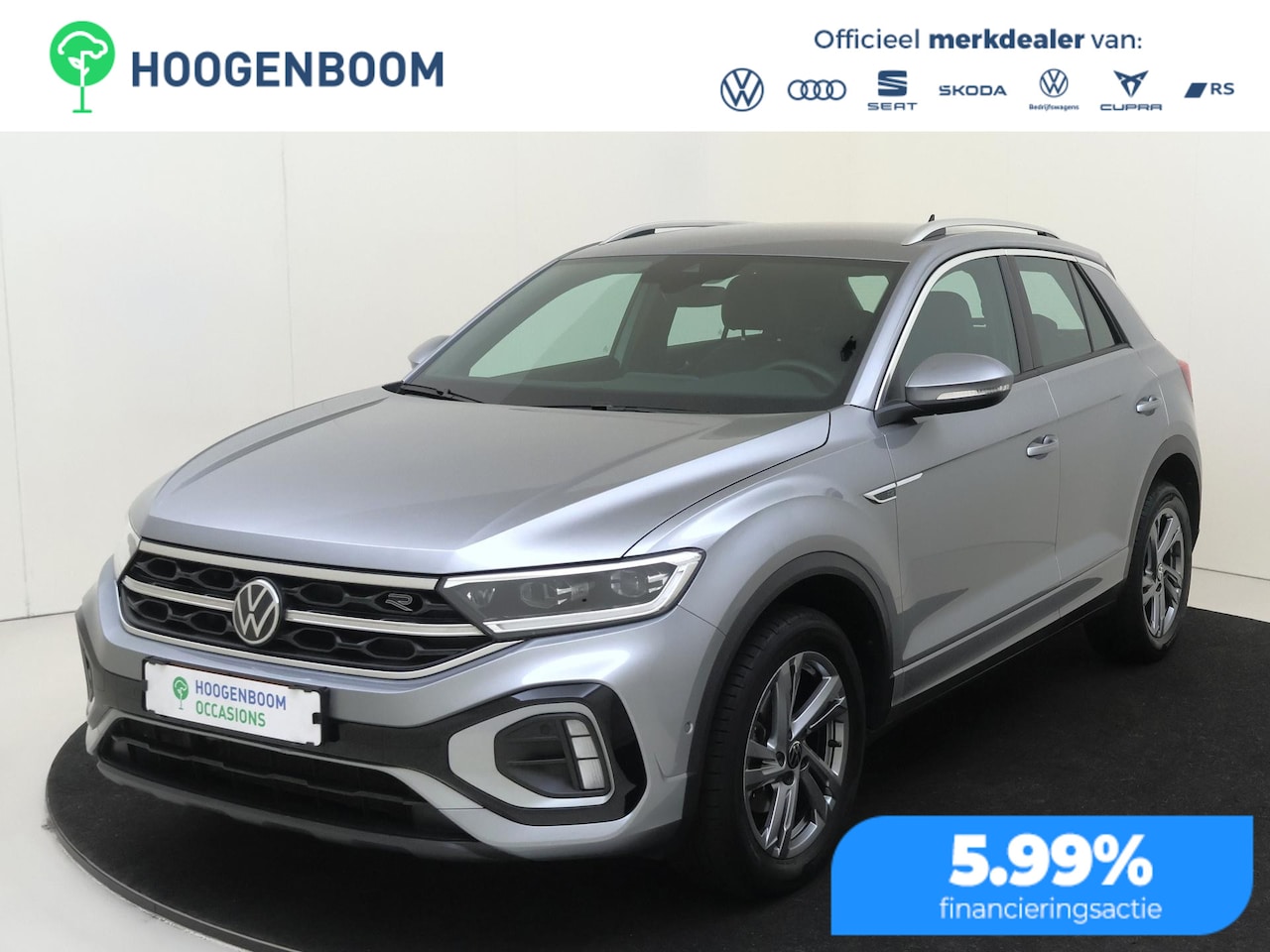 Volkswagen T-Roc - 1.0 TSI R-Line Business | Trekhaak | Parkeerassistent | Stoelverwarming | Achteruitrijcame - AutoWereld.nl