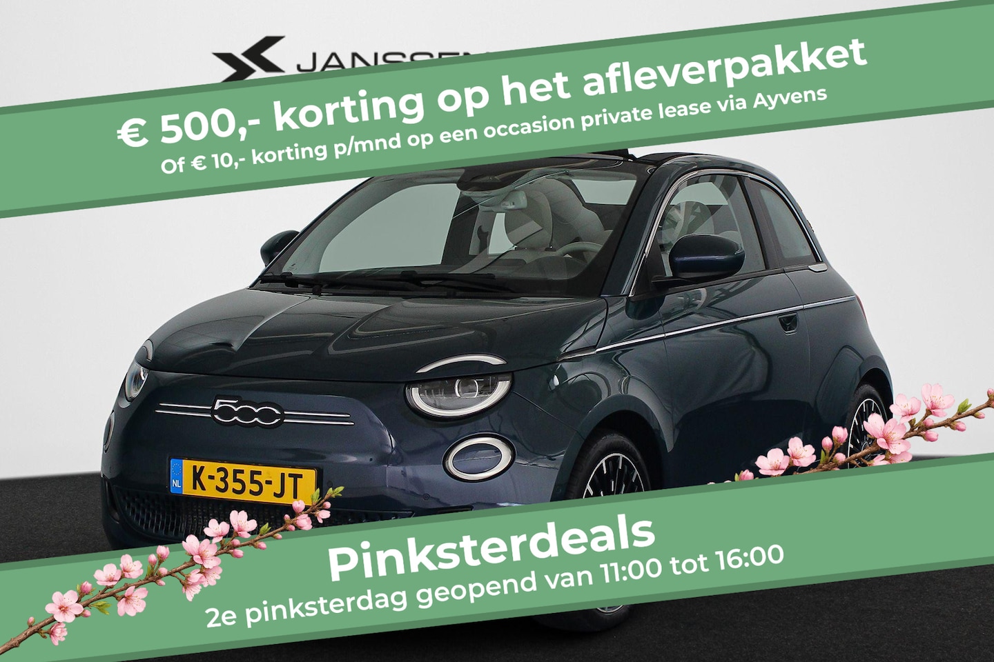 Fiat 500 C - La Prima 42 kWh Stoelverwarming Achteruitrijcamera Apple Carplay - AutoWereld.nl