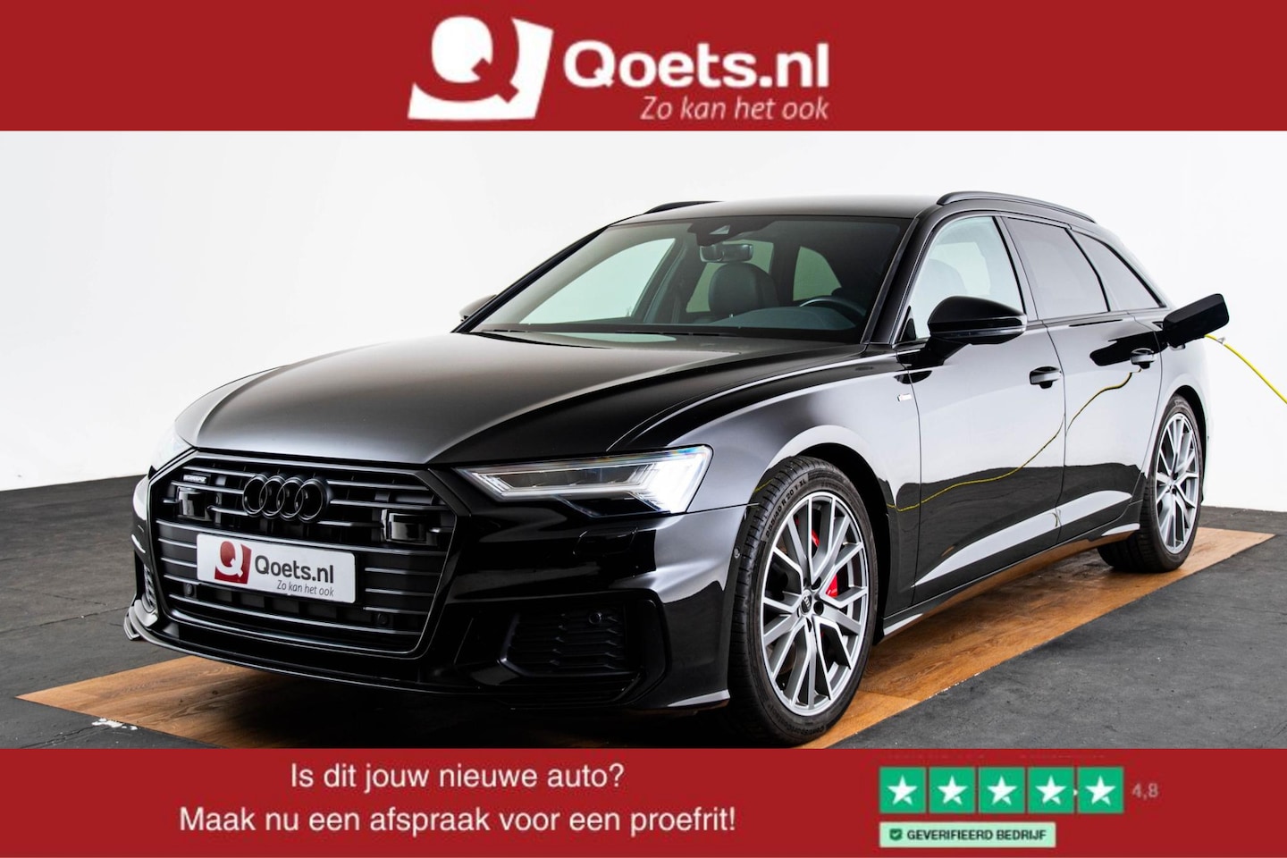 Audi A6 Avant - 55 TFSI e quattro S Line - Privacy glas - Sportstoelen - Stoelverwarming voor - B&O - Acht - AutoWereld.nl