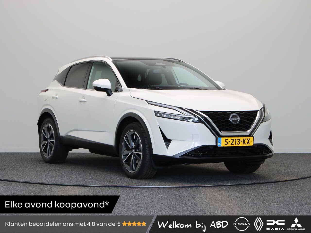 Nissan Qashqai - 158pk MHEV Xtronic Tekna | Panoramadak | Trekhaak 1800kg | Headup-display | Elektrische ac - AutoWereld.nl
