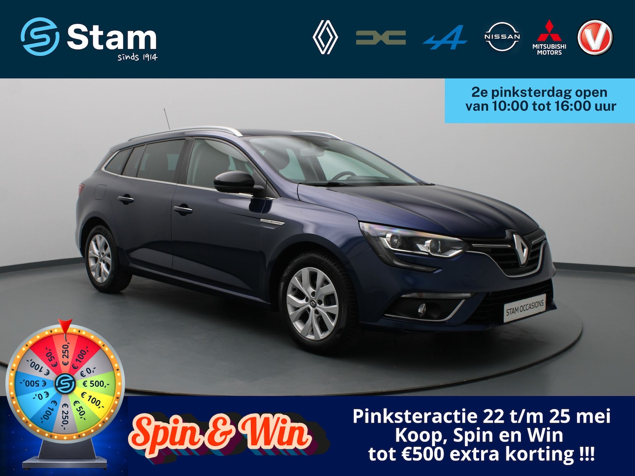 Renault Mégane Estate - TCe Limited 115pk Cruise | Climate | Navi | Parkeersens. achter | Trekhaak - AutoWereld.nl