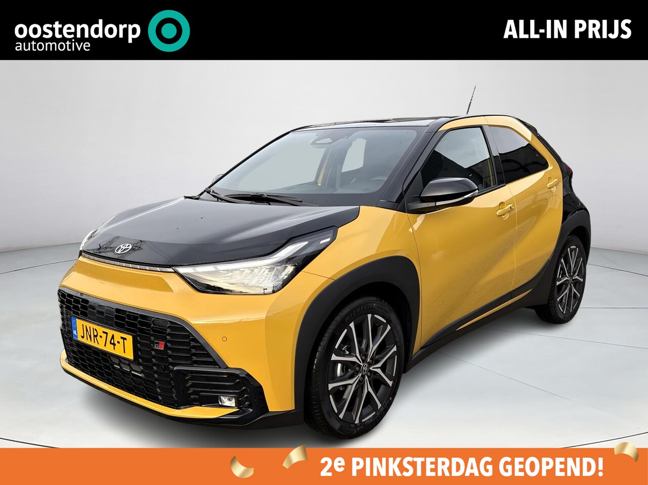 Toyota Aygo X - Hybrid 115 GR Sport **TWEEDE PINKSTERDAG GEOPEND/ HYBRIDE/ KEYLESS/ STOELVERWARMING/ ADAPT - AutoWereld.nl