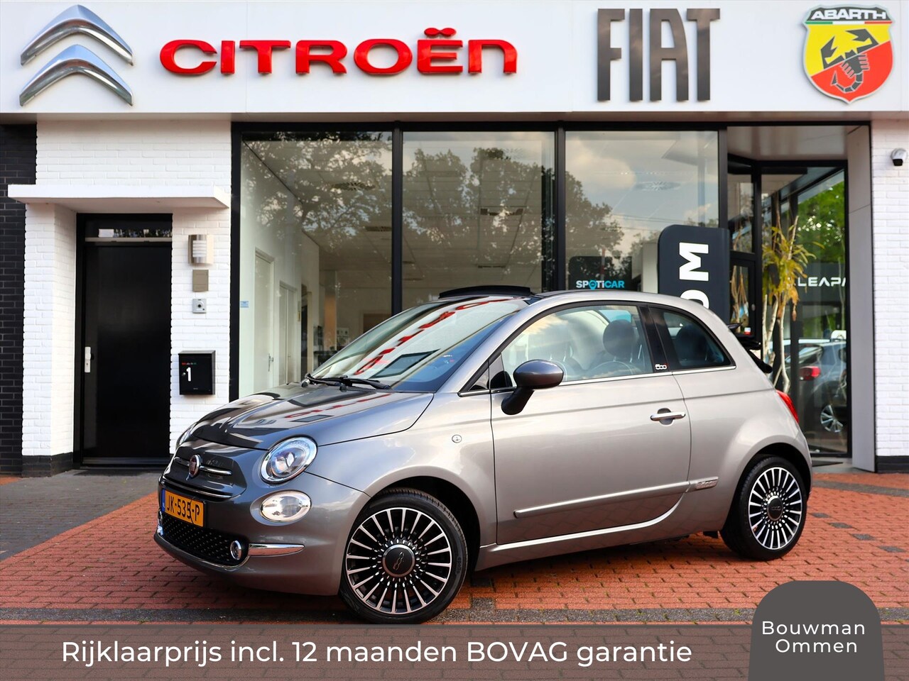 Fiat 500 C - Cabrio TwinAir Turbo 80PK Lounge, Rijklaarprijs | Navigatie | DAB+ | Lichtmetalen wielen | - AutoWereld.nl