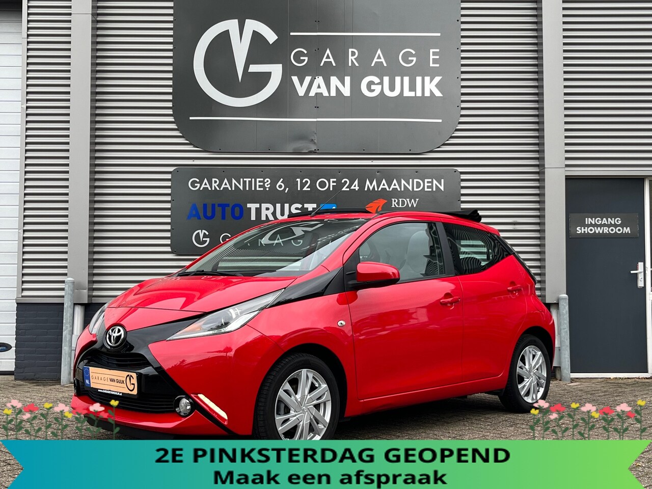 Toyota Aygo - 1.0 VVT-i x 69PK Cabrio,Airco,Isofix,ElektrRamen+Spiegels,Camera,Bluetooth,Usb,Lmv,Multi-S - AutoWereld.nl