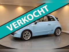 Fiat 500 C - 0.9 TwinAir Turbo Lounge *Baby Blauw* All-seasons|PDC|16''Lm-velgen|NAP
