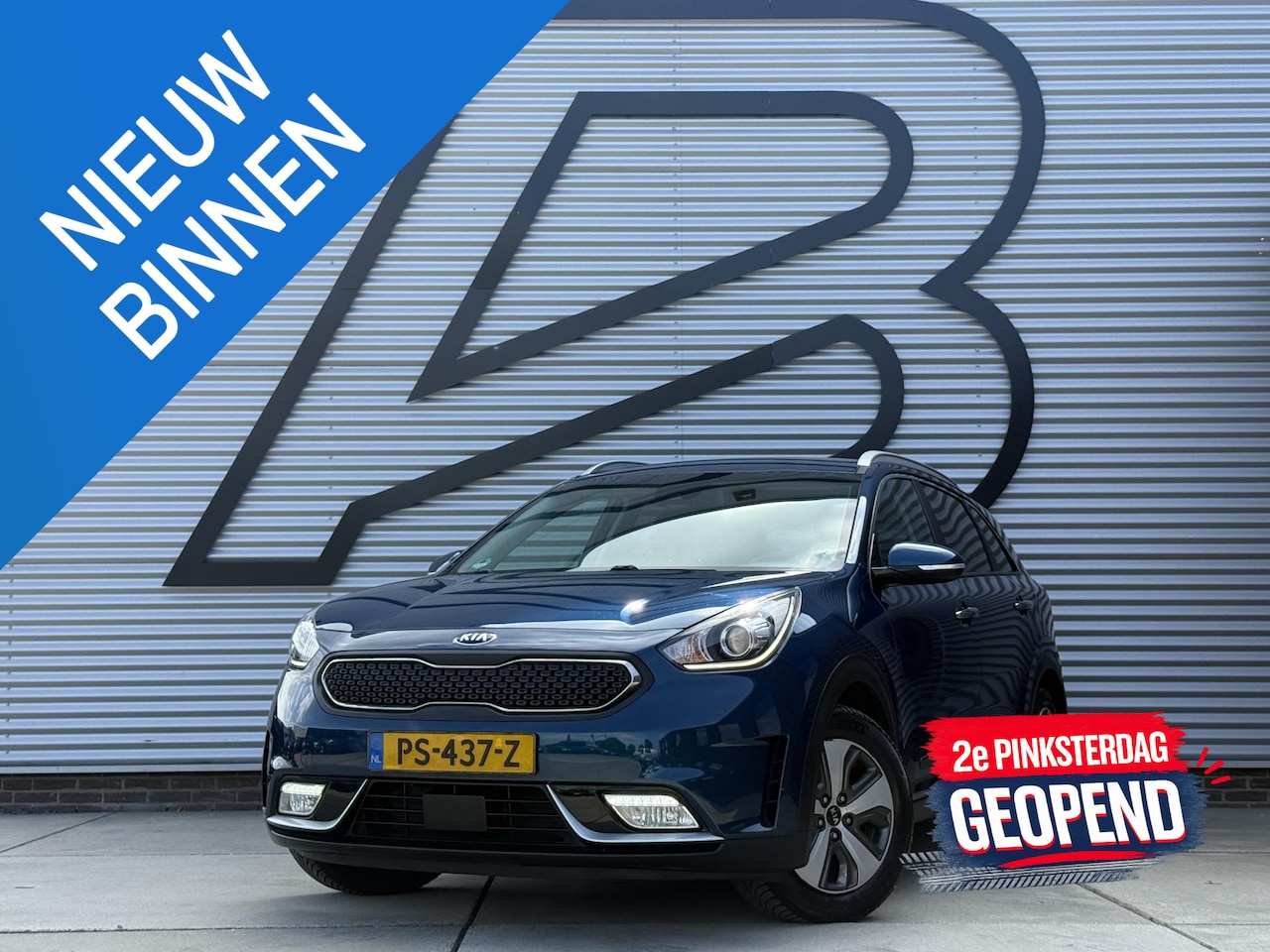 Kia Niro - 1.6 GDi Hybrid BusinessLine 2e Eigenaar|Navi|Clima|Cruise|Camera|Trekhaak|Stoel+Stuur verw - AutoWereld.nl