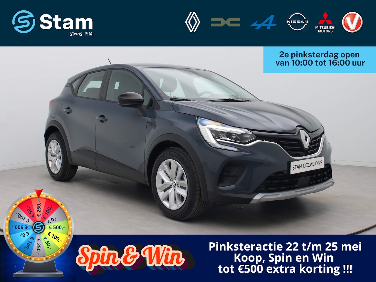 Renault Captur - TCe 90pk Evolution Airco | Cruise | Navi | Parksens. a - AutoWereld.nl