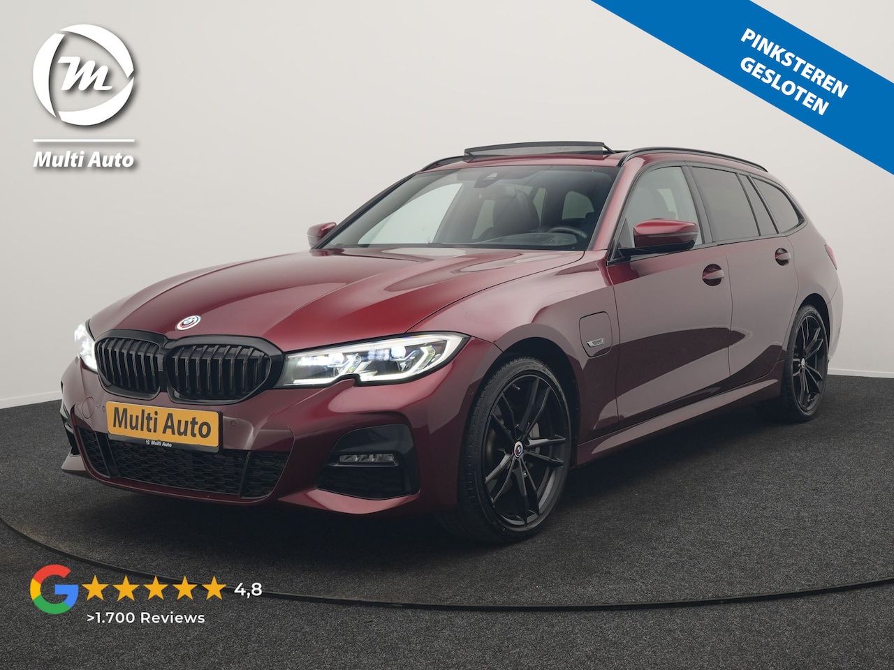 BMW 3-serie Touring - 330e M Sport PHEV 293pk Dealer O.H. | Panodak | Head Up | Laser LED | Adaptief Onderstel | - AutoWereld.nl