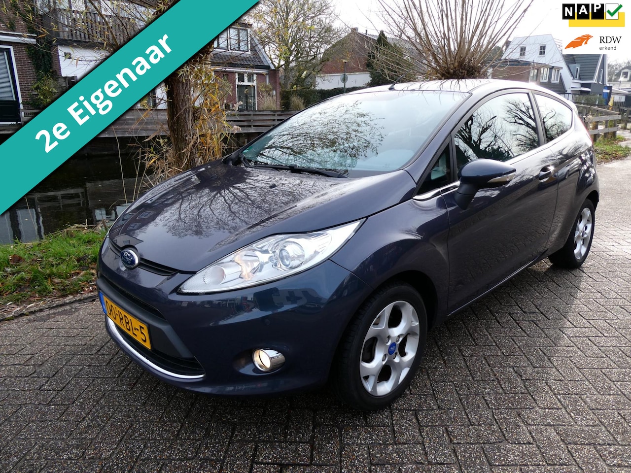 Ford Fiesta - 1.4 Titanium 2e eigenaar 97pk 3-deurs Airco Trekhaak - AutoWereld.nl