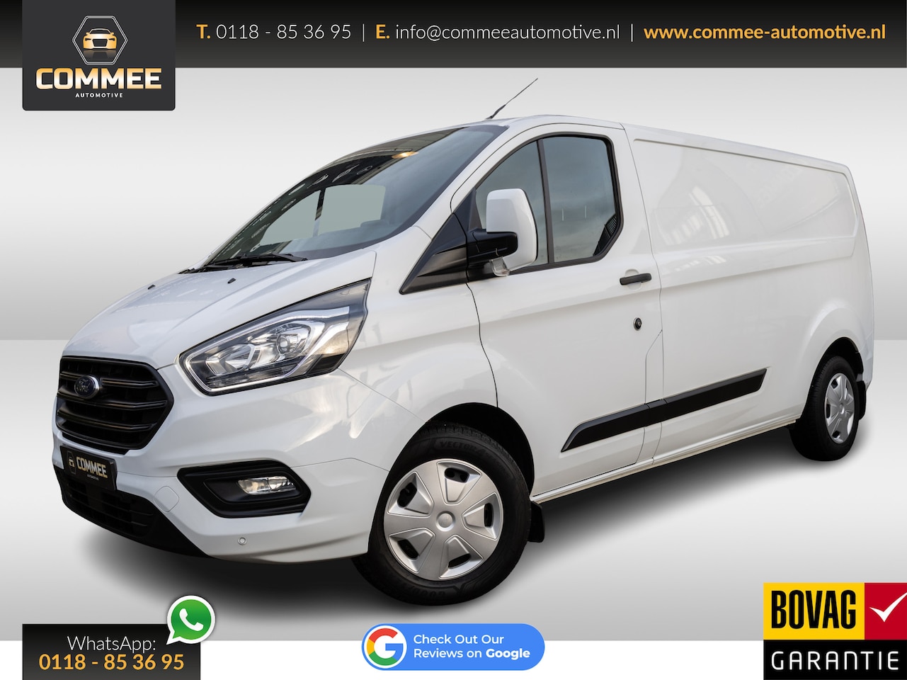 Ford Transit Custom - 300 2.0 TDCI L2H1 Trend Automaat NAV I AC I Trekhaak - AutoWereld.nl