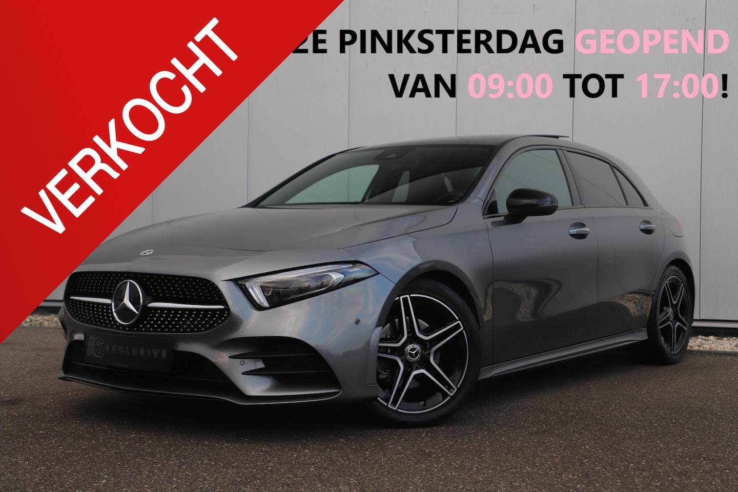 Mercedes-Benz A-klasse - 180 AMG Night Pakket Automaat Panoramadak Sfeerverlichting Keyless Half Leder Full LED 18 - AutoWereld.nl